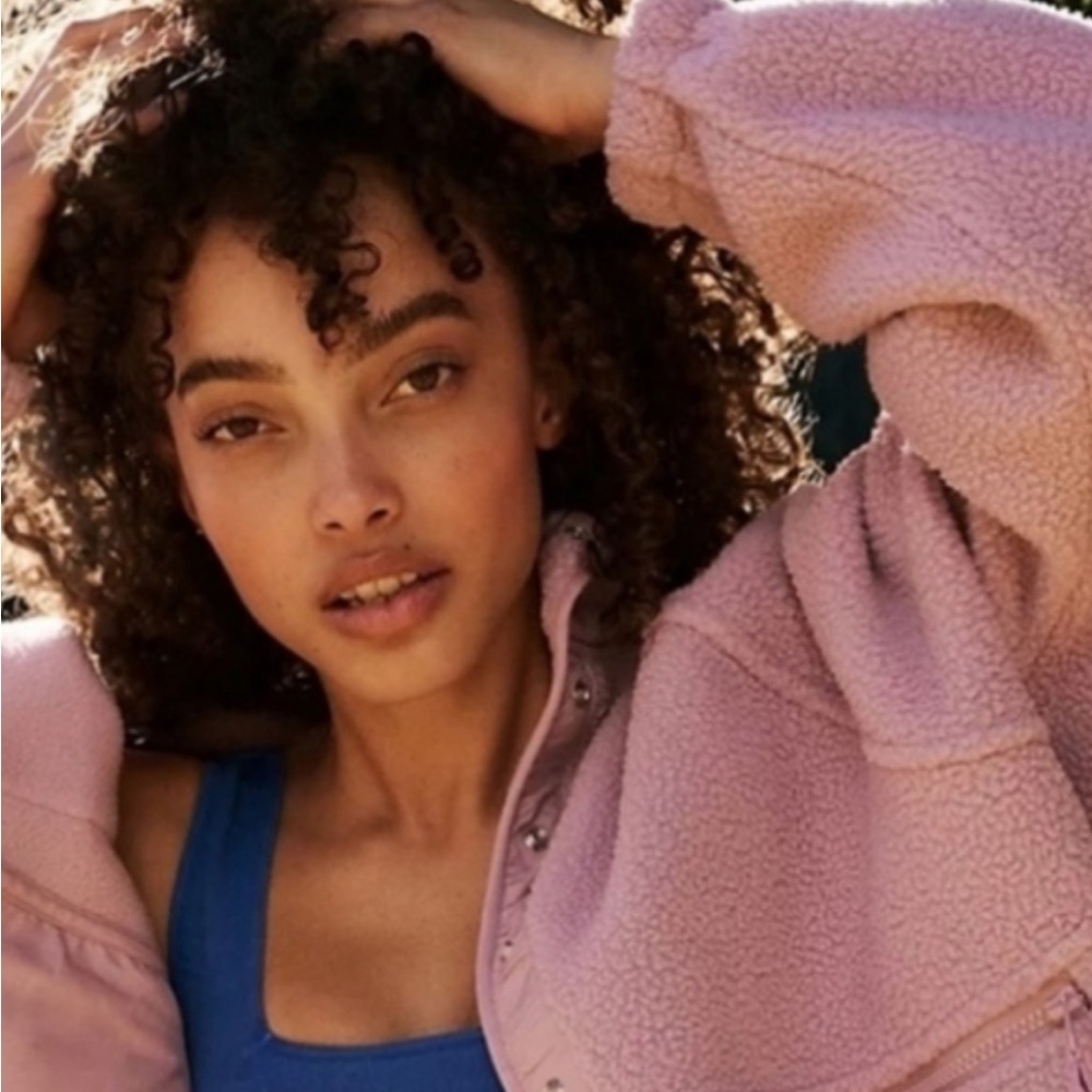 Free People Movement Hit The Slopes Fleece Jacket Spring Fling
